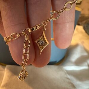 Kendra Scott Gold White crystal bracelet